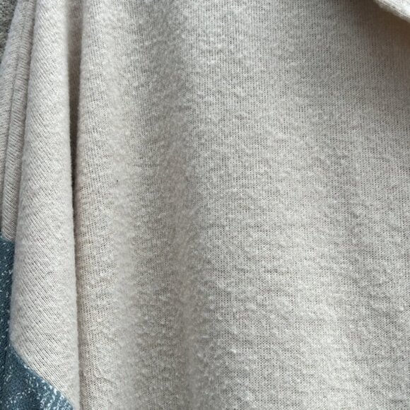 Lovely Melody Button Down Mixed Materials Long Shirt Sz L - Picture 8 of 11